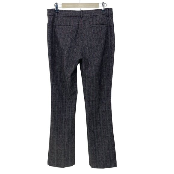 Express Women 8R Columnist Barely Boot Mid-Rise Plaid Stretch Slacks Pants Brown - Picture 2 of 9